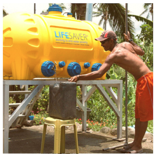 LifeSaver-C2-Man-Using-Large-Scale-Water-Purifier