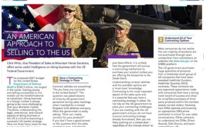 Mountain Horse Solutions Featured in DSEI Event Preview Magazine